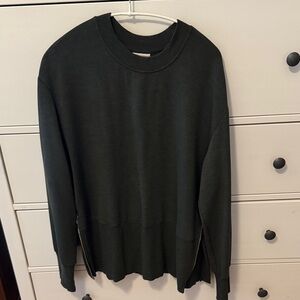 Varley Olive Crewneck Top